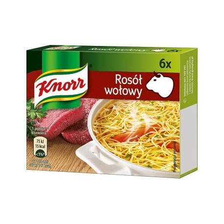 Knorr ROSÓŁ wołowy Kostka...