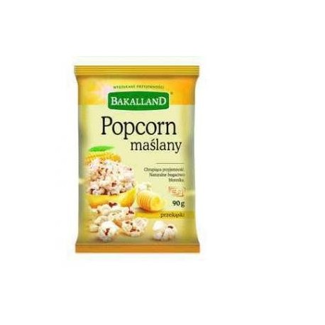 BAKALLAND Popcorn maślany 90g