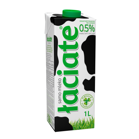 Mleko łaciate UHT 0,5% 1 litr