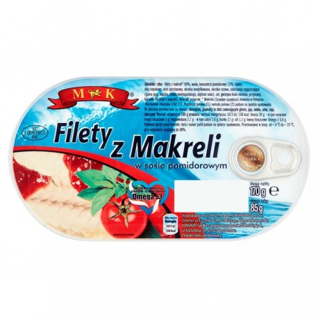 FILETY Z MAKRELI w sosie...